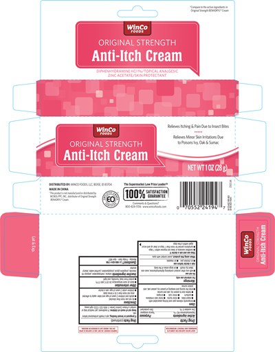 Winco Anti Itch Cream Original 1 Oz